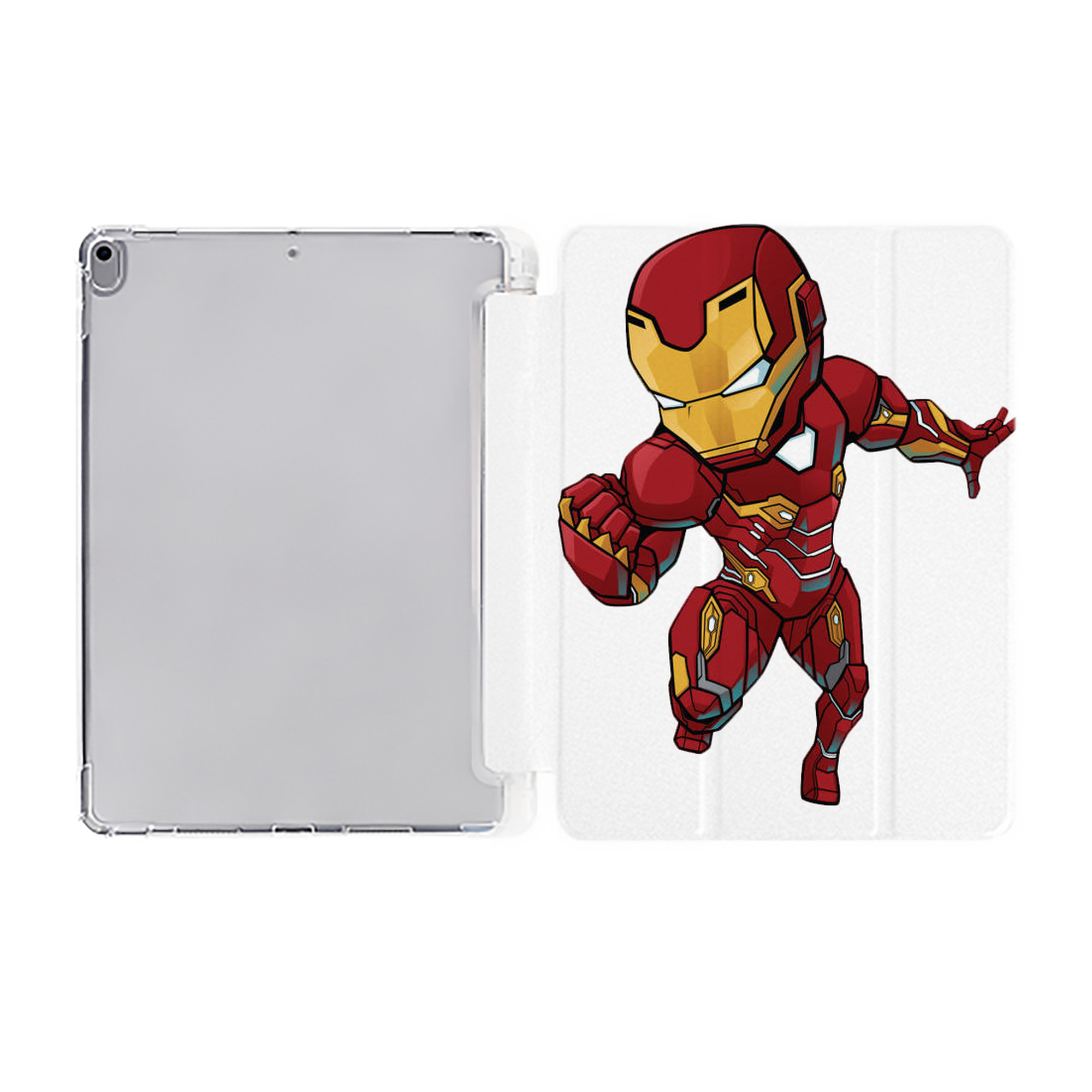 （画像用） アベンジャーズ The Avengers IPad ケース ペン収納付き 三つ折りスタンド PUレザー×シリコン 対応機種9.5/10.5/10.9インチ